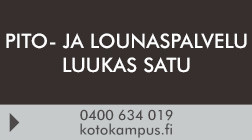 Pito- ja Lounaspalvelu Luukas Satu logo